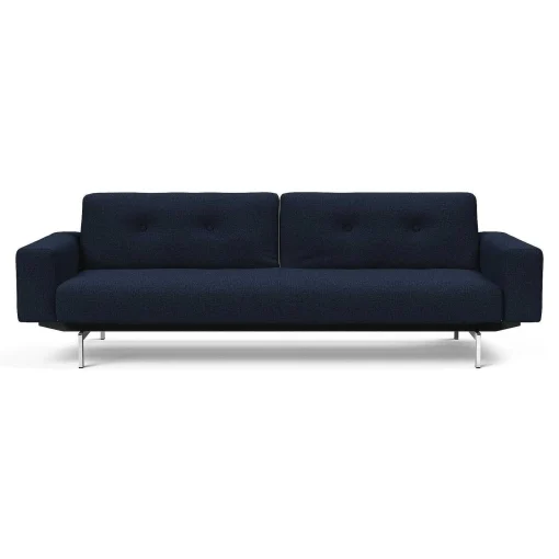 Innovation Living Sofa Beds*Ample Sofa Bed Fabric | Chrome /115-210 Cm