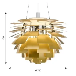 Louis Poulsen Pendant Lights*Artichoke | Pendant Lamp | Brass