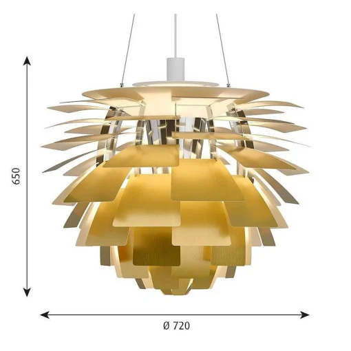 Louis Poulsen Pendant Lights*Artichoke | Pendant Lamp | Brass