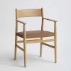 Brdr. Krüger Chairs*Arv Dining Chair With Armrest | Cognac Leather