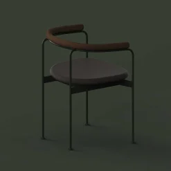 DK3 Chairs*Baia Chair | Steel - Walnut