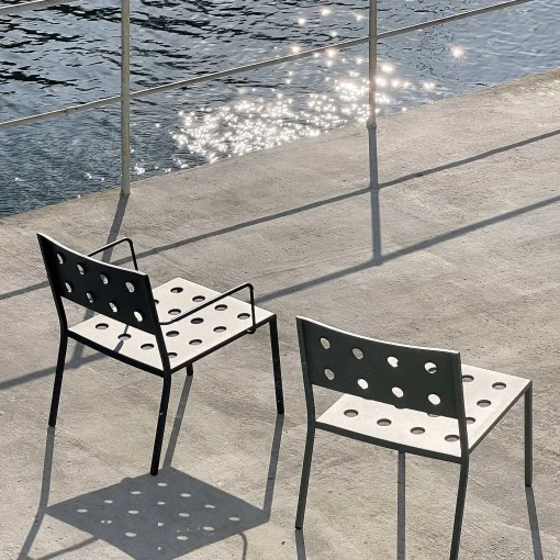 HAY Outdoor Chairs*Balcony Lounge Chair | Outdoor Chair | Desert Green
