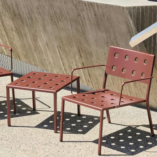 HAY Outdoor Tables*Balcony Low Table | Outdoor Coffee Table | Iron Red