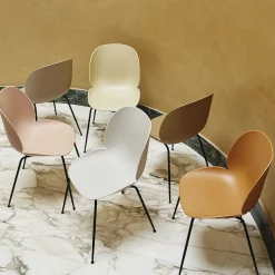 GUBI Outdoor Chairs*Beetle Dining Chair | Amber Brown