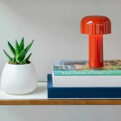 Flos Pendant Lights*Bellhop Battery | Table Lamp | Brick Red| Ex Display
