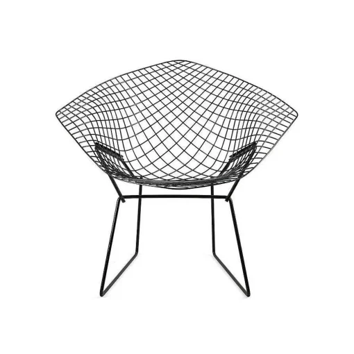 Knoll Outdoor Chairs*Bertoia Diamond Chair | Outdoor Armchair | Black