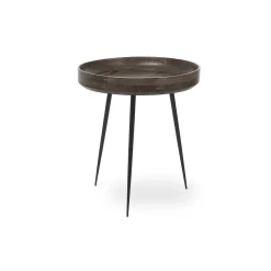 Mater Coffee Tables*Bowl Table M | Natural Mango Dyed Sirka Grey