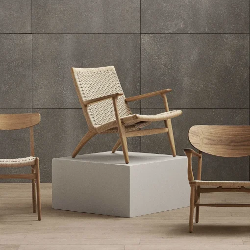 Carl Hansen & Søn Single Armchairs*Ch25 | Armchair | Oiled Oak - Natural Paper Cord