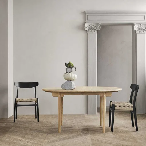 Carl Hansen & Søn Chairs*Ch23 | Chair | Black - Natural Paper Cord