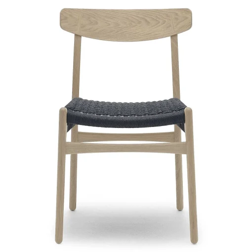 Carl Hansen & Søn Chairs*Ch23 | Chair | Soaped Oak - Black Papercord