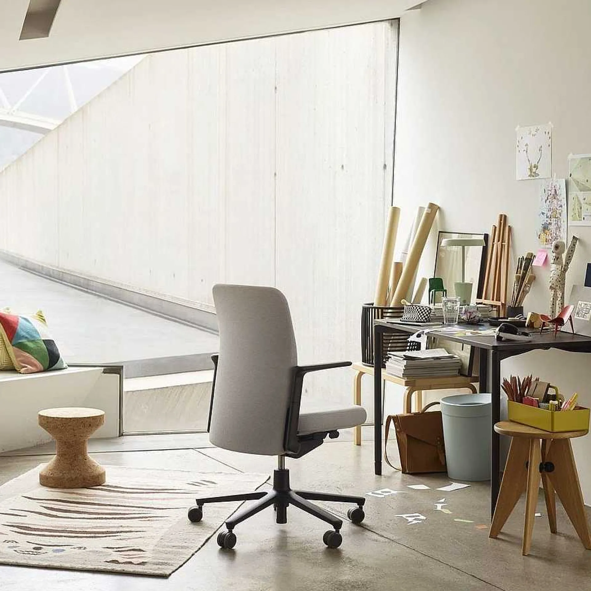 Vitra Stools*Cork Family A | Table | Cork