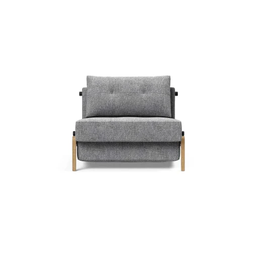 Innovation Living Single Armchairs*Cubed 02 Chair | 565 - Oak Legs | 90-200 Cm