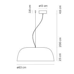Marset Pendant Lights*Djembe 65.23 | Pendant Lamp | Red Dali