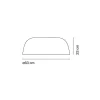 Marset Ceiling Lamps*Djembe C 65.23 | Ceiling Lamp | Grey Dali