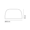 Marset Ceiling Lamps*Djembe C 65.35 | Ceiling Lamp | Grey Dali