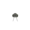 Vitra Chairs*Eames Fiberglass Armchairs Dax | Eames Raw Umber - Polished Chrome