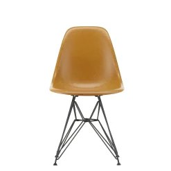 Vitra Chairs*Eames Fiberglass Side Chair Dsr | Eames Ochre Dark - Black