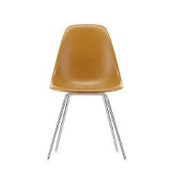 Vitra Chairs*Eames Fiberglass Side Chair Dsx | Chair | Dark Ochre Chromed