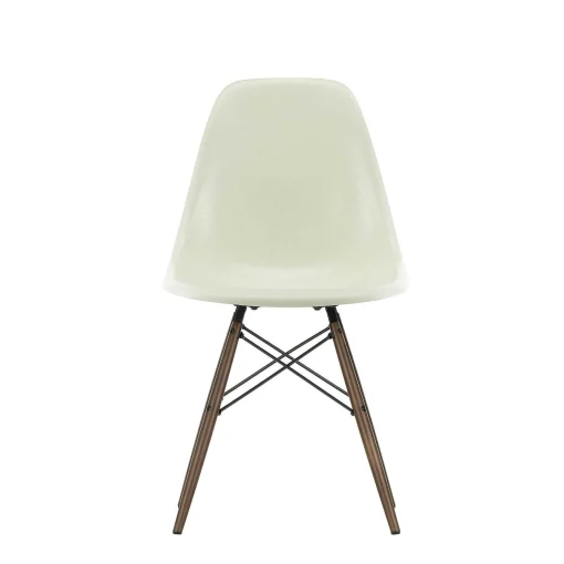 Vitra Chairs*Eames Plastic Chairs Dsw | Dark Maple Base - Pebble