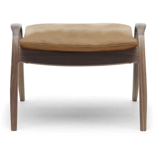 Carl Hansen & Søn Pouf*Fh430 | Footrest | Walnut/Cognac Leather