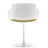 MDF Italia Chairs*Flow Slim Chair | Chair With Stem Base | White