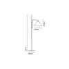 Marset Pendant Lights*Funiculi Fabric | Floor Lamp | White