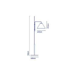 Marset Pendant Lights*Funiculi Fabric | Floor Lamp | White