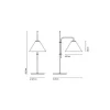 Marset Pendant Lights*Funiculi S Fabric | Table Lamp | Sand - Ex Display