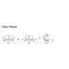 Innovation Living Sofa Beds*Ghia Daybed | 318 - Oak Legs | 80-210 Cm
