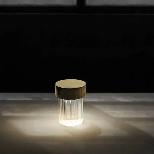 Flos Outdoor Table Lights*Last Order Fluted | Polished Brass