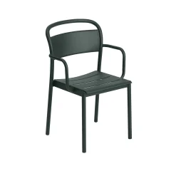 Muuto Outdoor Chairs*Linear Steel Armchair | Outdoor Armchair | Dark Green