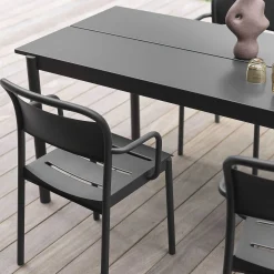 Muuto Outdoor Tables*Linear Steel Bench | Outdoor Table | Black