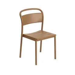 Muuto Outdoor Tables*Linear Steel Sidechair | Outdoor Chair | Burnt Orange