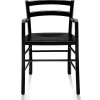 DePadova Chairs*Marocca | Swivel Chair - Solid Lacquered Beech - Black