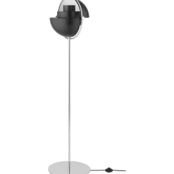 GUBI Pendant Lights*Multi-Lite Floor Lamp | Chrome - Black