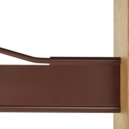 HAY Desks And Office Tables*Passerelle Desk | Desk | Oak-Burgundy