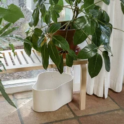 Artek Vases*Riihitie Plant Pot A | Polished White - Large