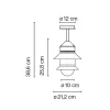 Marset Outdoor Ceiling Lights*Santorini C | Outdoor Ceiling Lamp | White