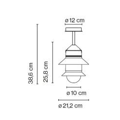 Marset Outdoor Ceiling Lights*Santorini C | Outdoor Ceiling Lamp | White