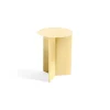 HAY Coffee Tables*Slit Table Round High | High Round Table | Light Yellow
