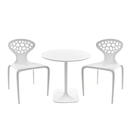 Moroso Outdoor Chairs*Supernatural Chair | Outdoor | Pure White-Perforated Back