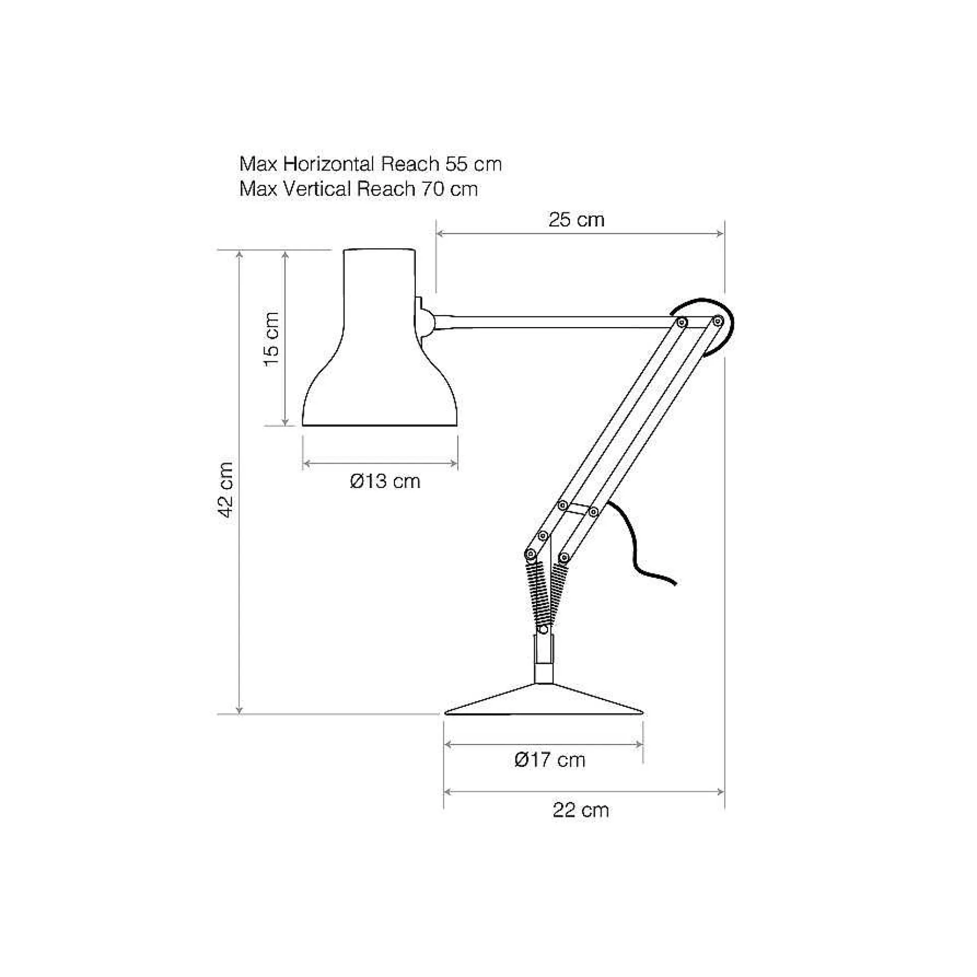 Anglepoise Pendant Lights*Type 75 | Desk Lamp - Jet Black | Ex-Display