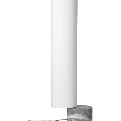 GUBI Pendant Lights*Unbound Floor Lamp | White Linen - Grey Marble/ H 80