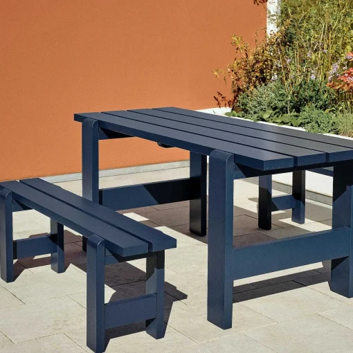 HAY Outdoor Chairs*Weekday Bench | Bench | Steel Blue
